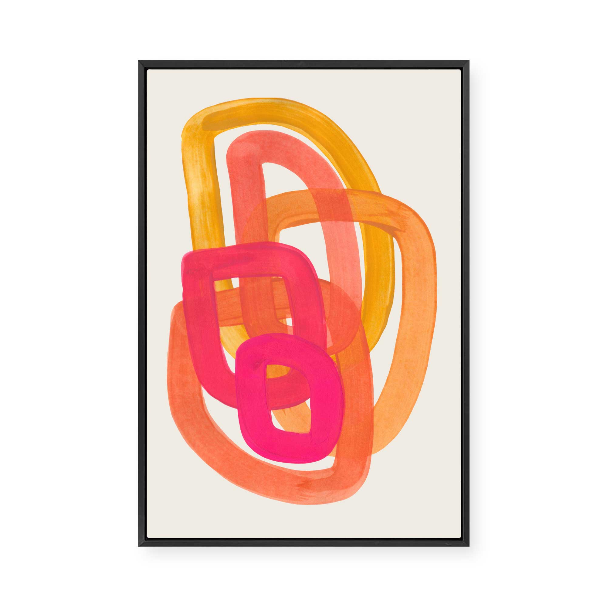 Fortune Favours the Bold | Portrait | Framed Canvas