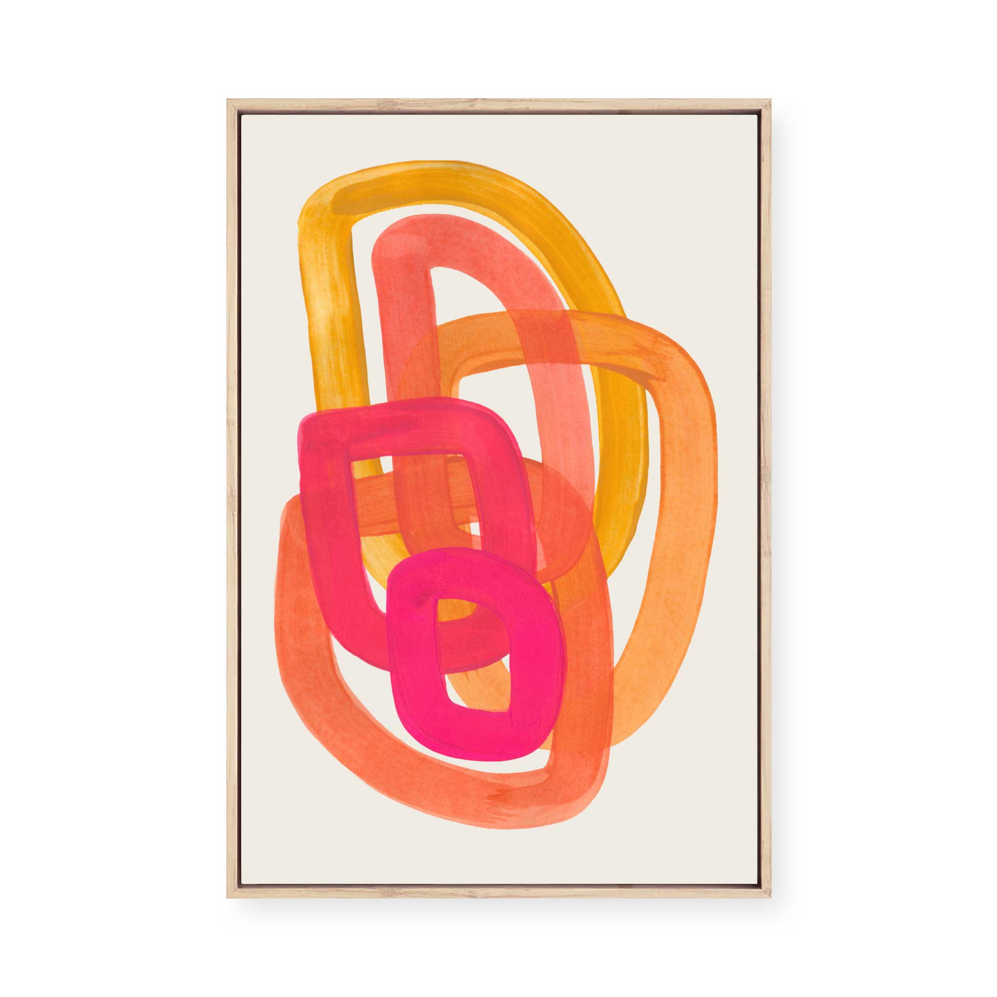 Fortune Favours the Bold | Portrait | Framed Canvas