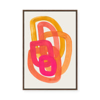 Fortune Favours the Bold | Portrait | Framed Canvas