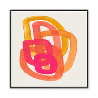 Fortune Favours the Bold | Square | Framed Canvas