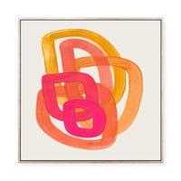 Fortune Favours the Bold | Square | Framed Canvas