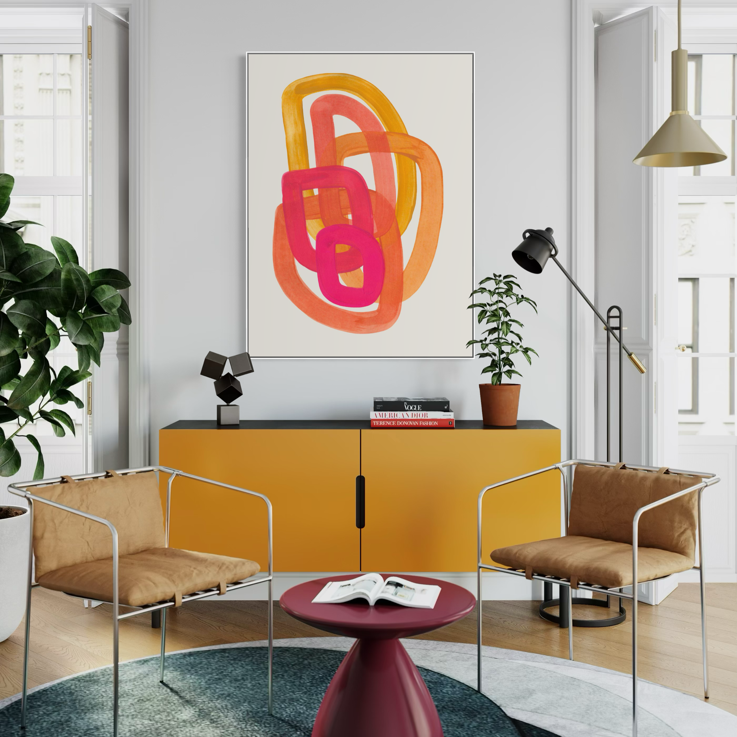 Fortune Favours the Bold | Portrait | Framed Canvas