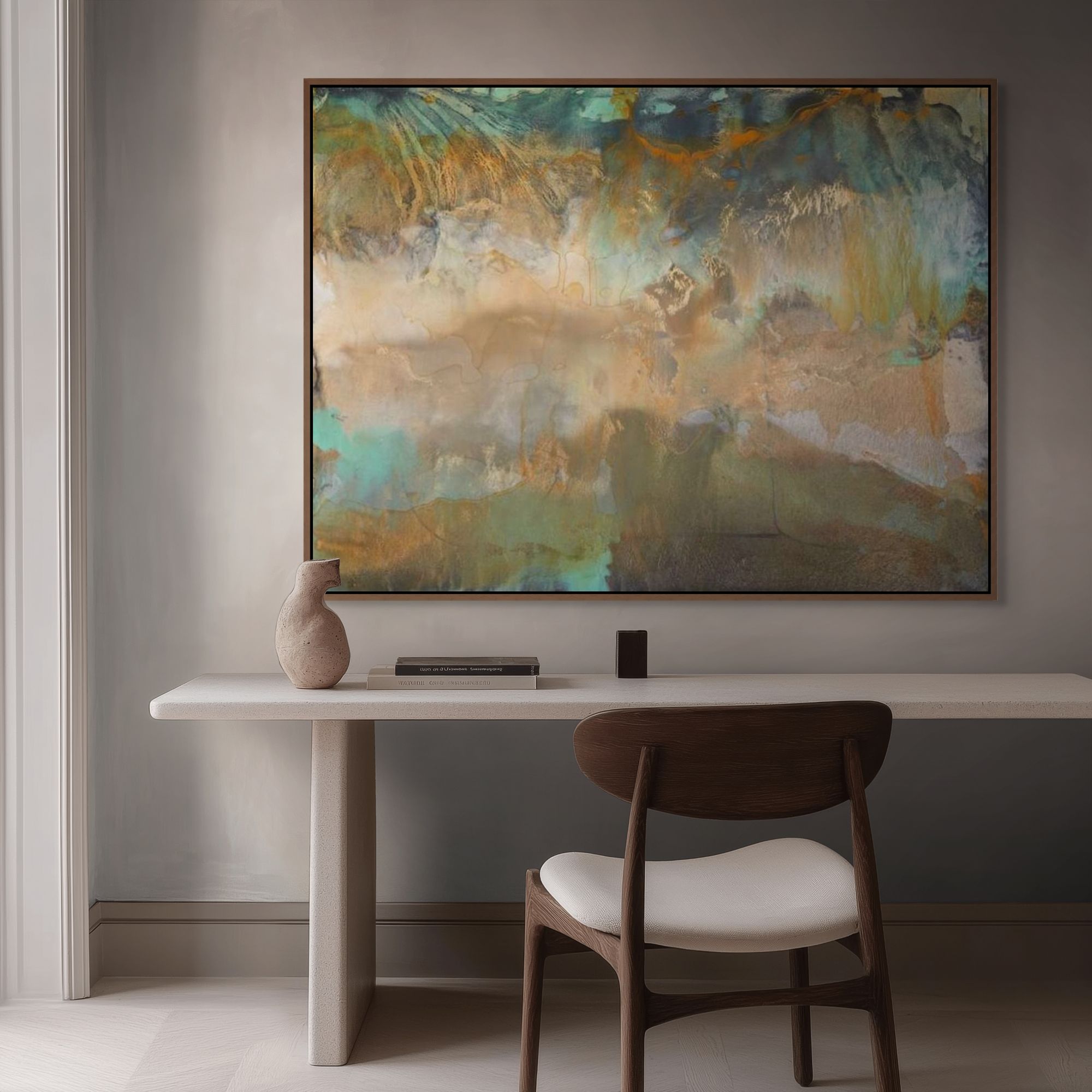 Fragile Earth | Framed Canvas