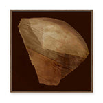 Fragmented Earth in Paper Layers I | Framed Canvas