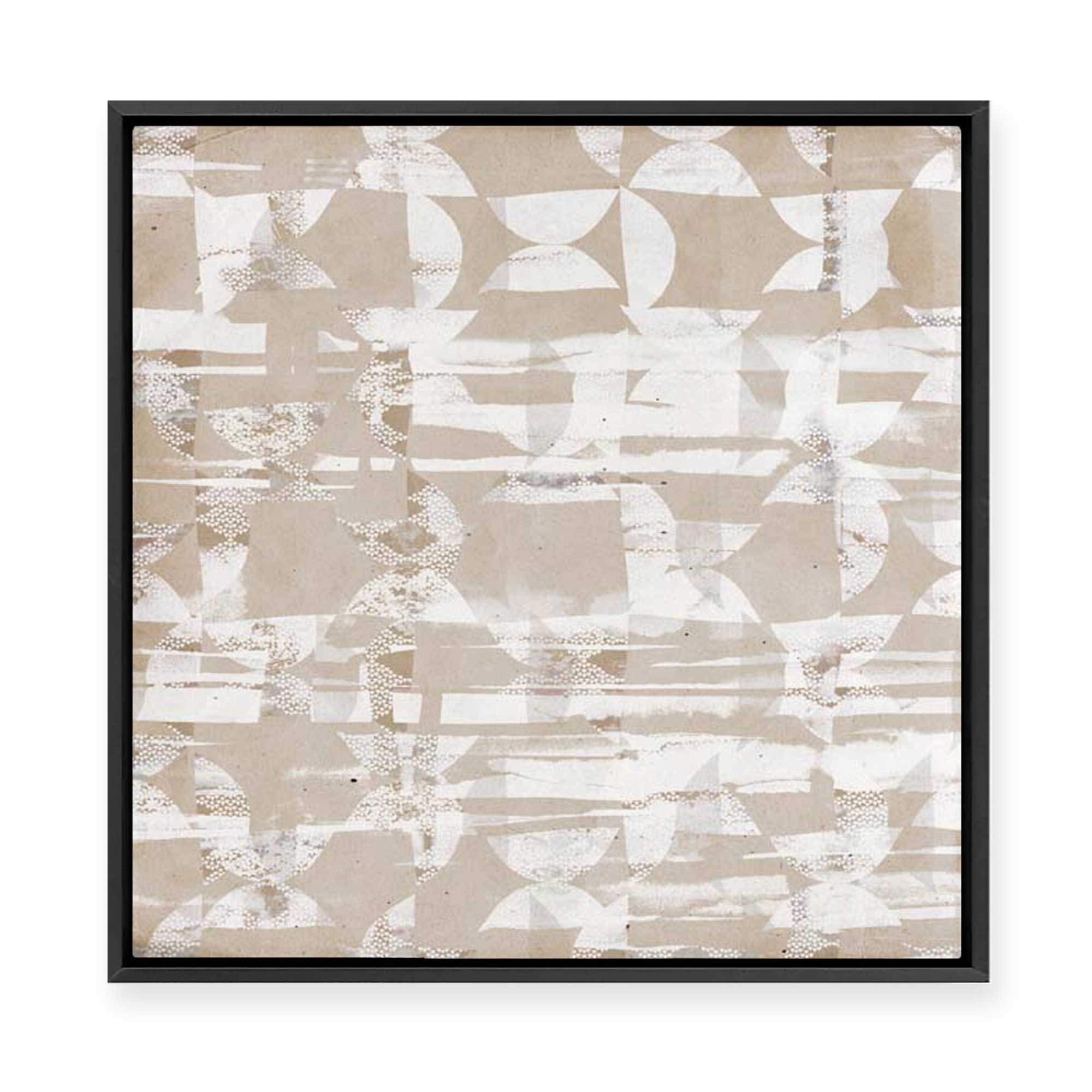 Fragmented Shapes | Framed Canvas