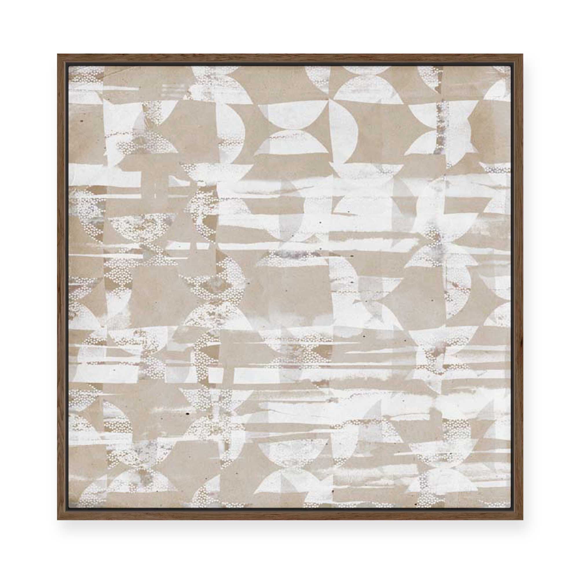 Fragmented Shapes | Framed Canvas