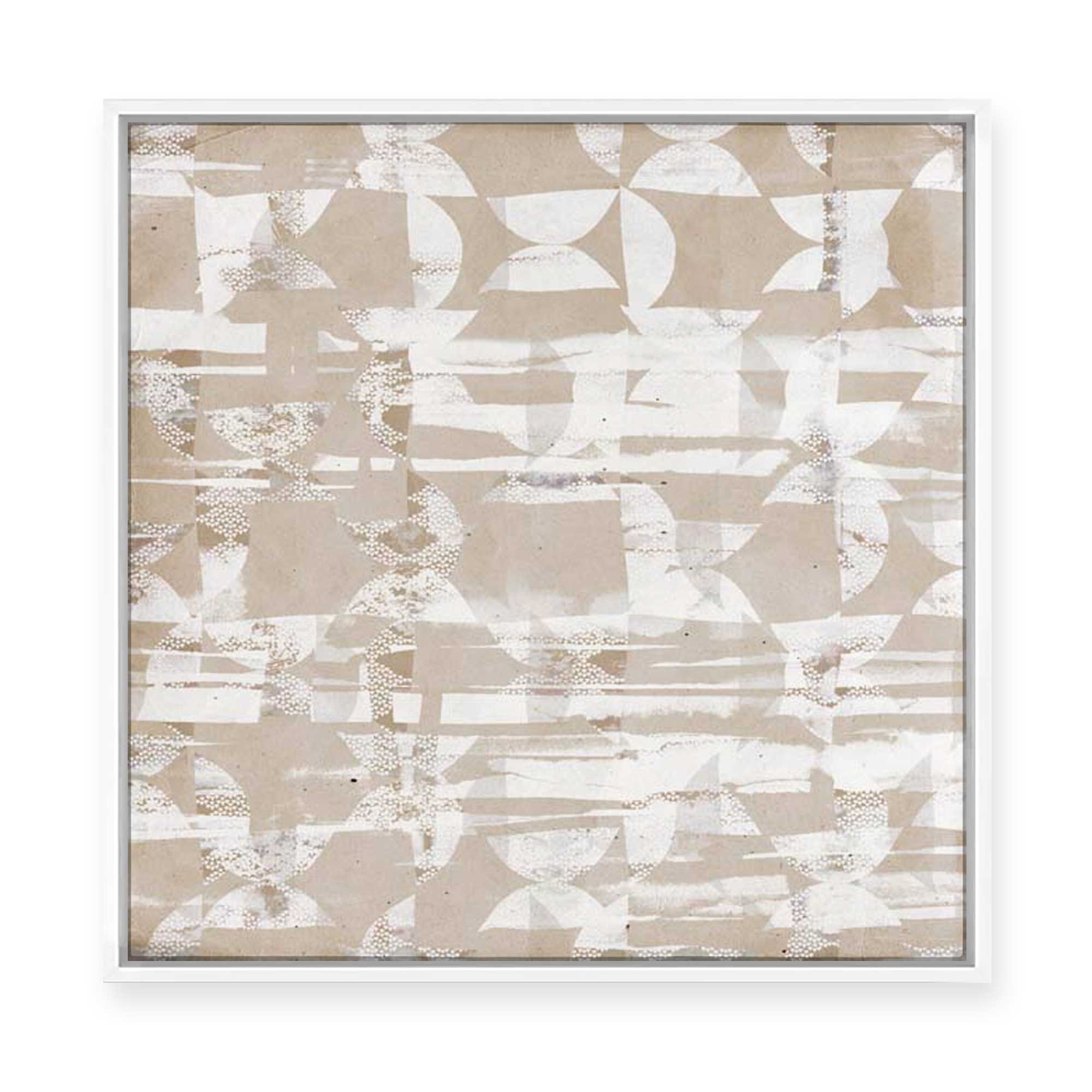 Fragmented Shapes | Framed Canvas