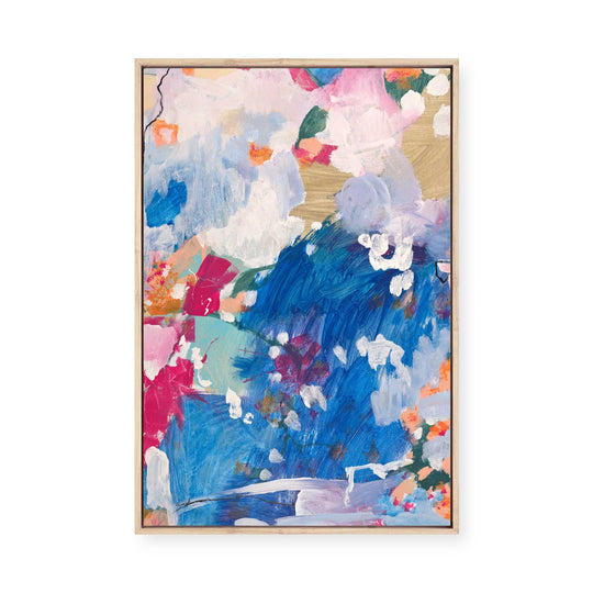 French Courtyside | Framed Canvas