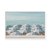 Riviera Umbrellas II | Framed Canvas