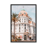 French Riviera Building | Framed Canvas