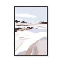 Frosty View I | Framed Canvas