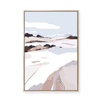 Frosty View I | Framed Canvas