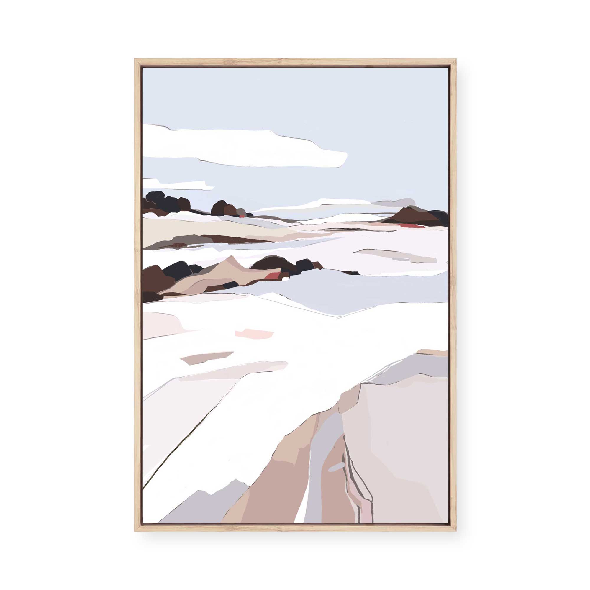 Frosty View I | Framed Canvas