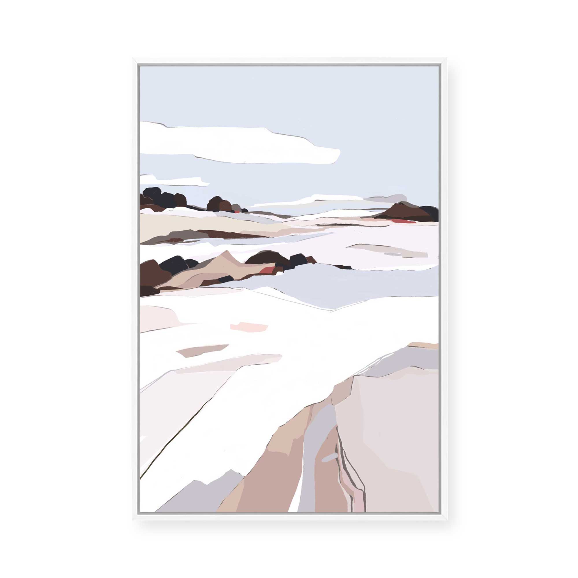 Frosty View I | Framed Canvas