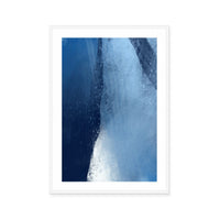 Frozen Blue Abstraction