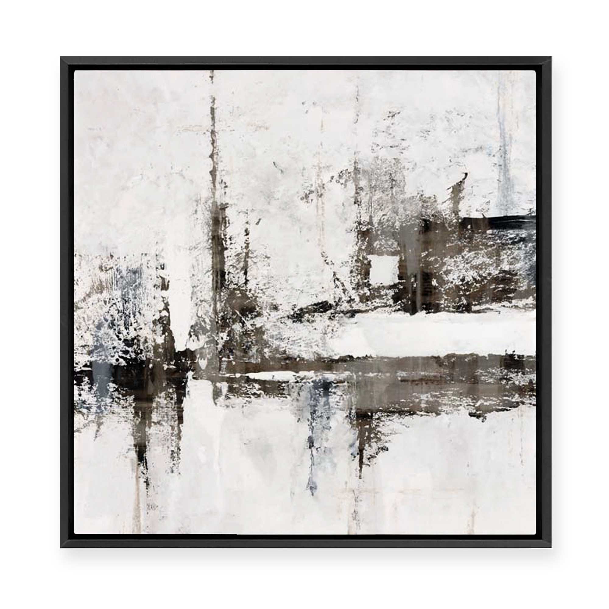 Frozen Echoes | Framed Canvas