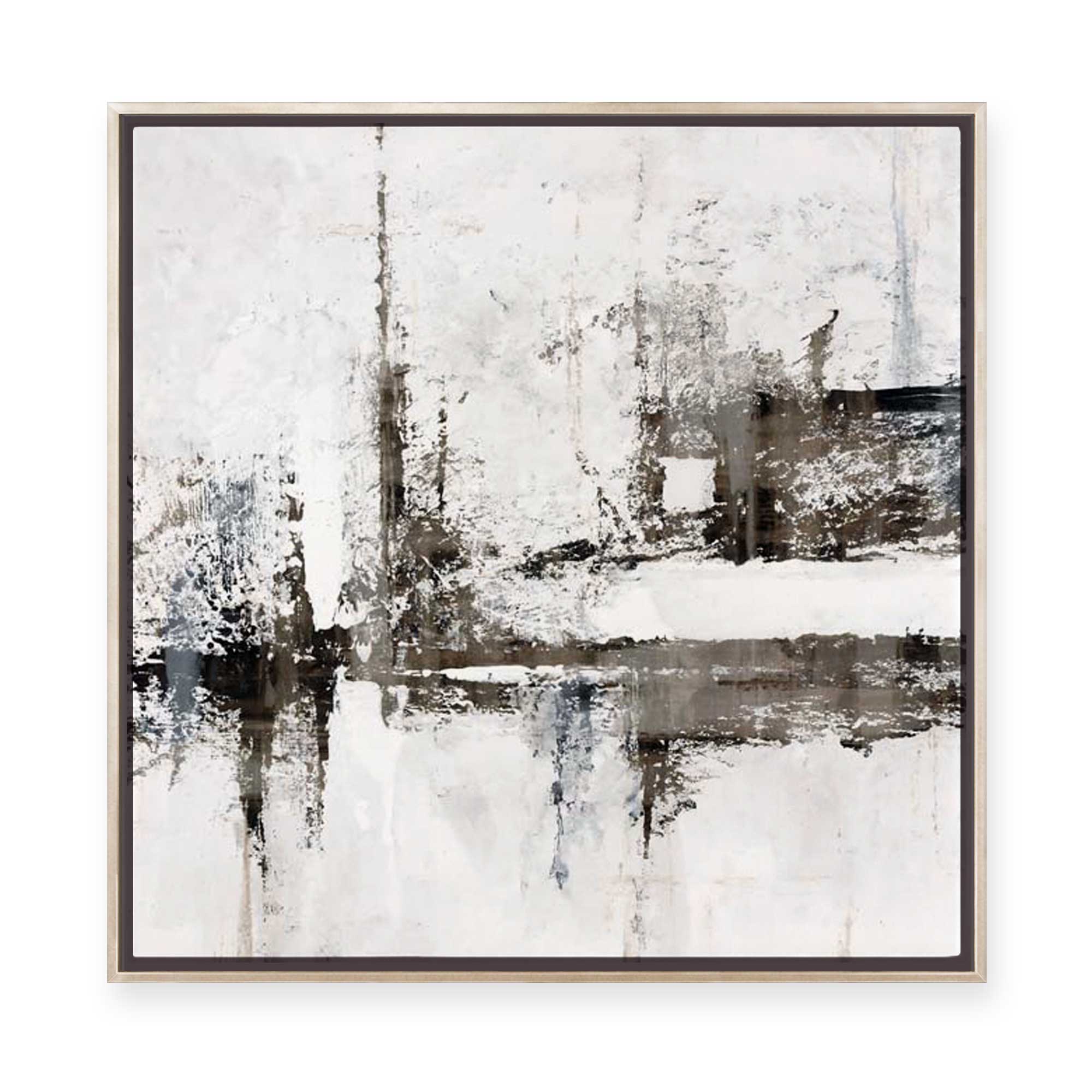 Frozen Echoes | Framed Canvas