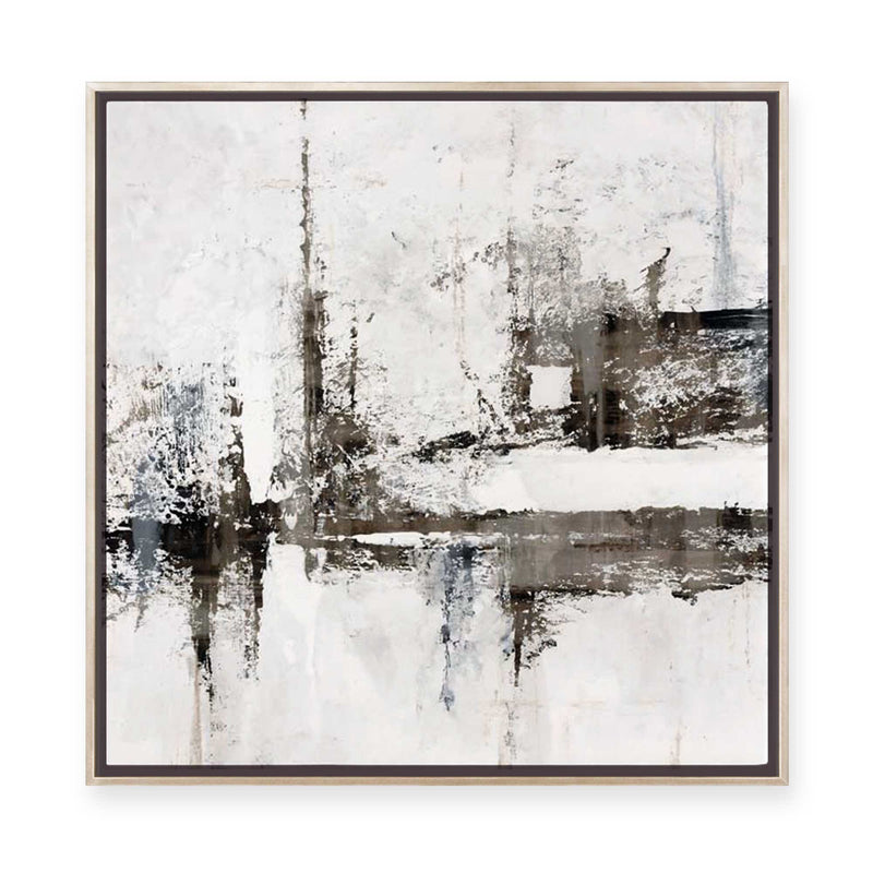 Frozen Echoes | Framed Canvas