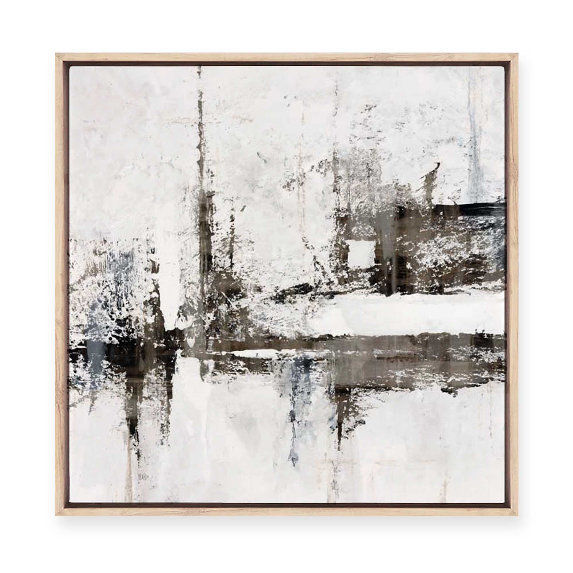 Frozen Echoes | Framed Canvas