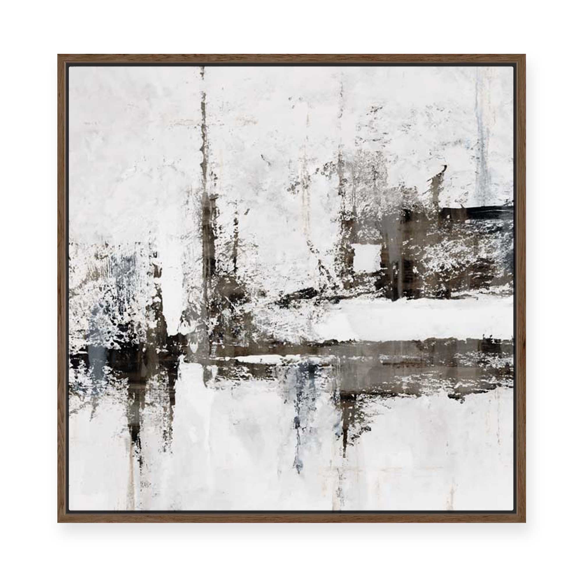 Frozen Echoes | Framed Canvas