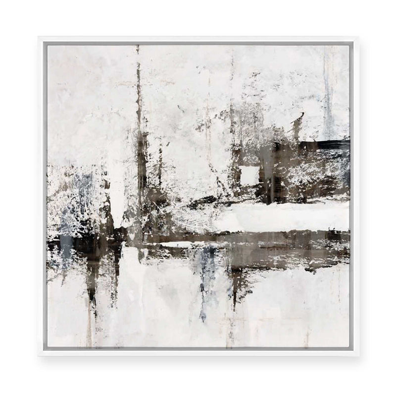 Frozen Echoes | Framed Canvas