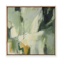 Green Enigma I | Framed Canvas