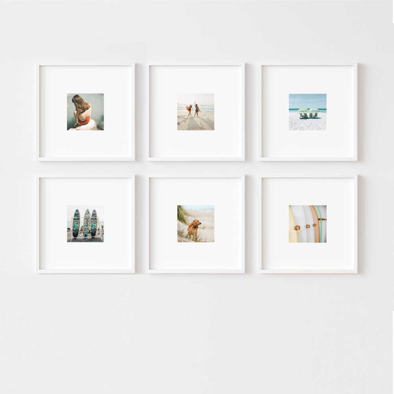 Vignette Gallery Set - Print & Frame | Gallery Set of 6 | Square