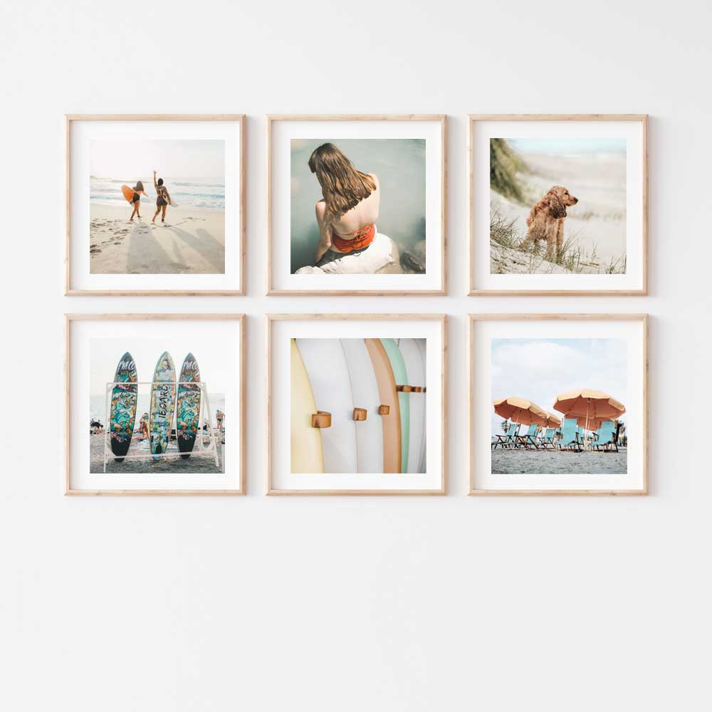 Print & Frame | Gallery Set of 6 | Square