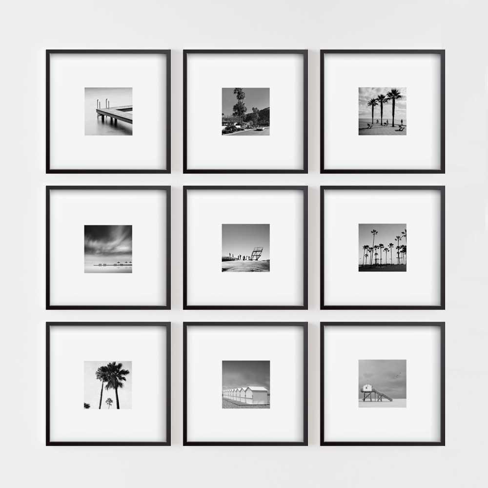 Print & Frame | Gallery Set of 9 | Square