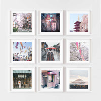 Print & Frame | Gallery Set of 9 | Square