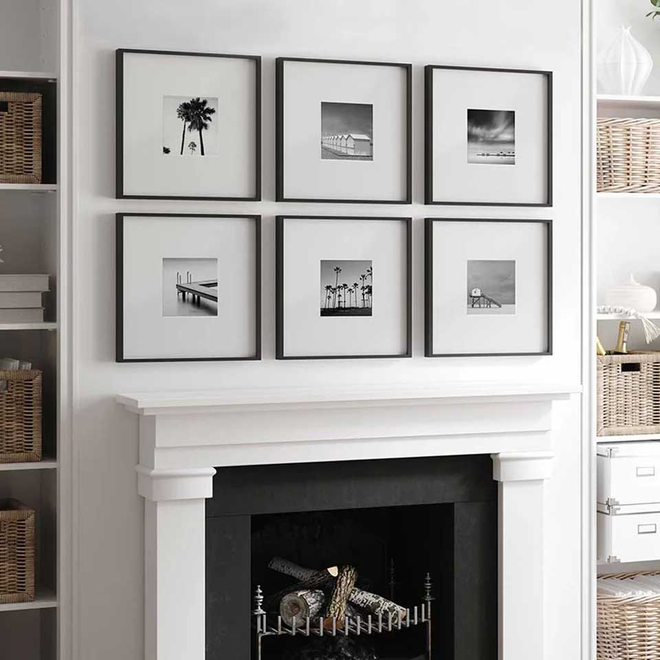 Vignette Gallery Set - Print & Frame | Gallery Set of 6 | Square