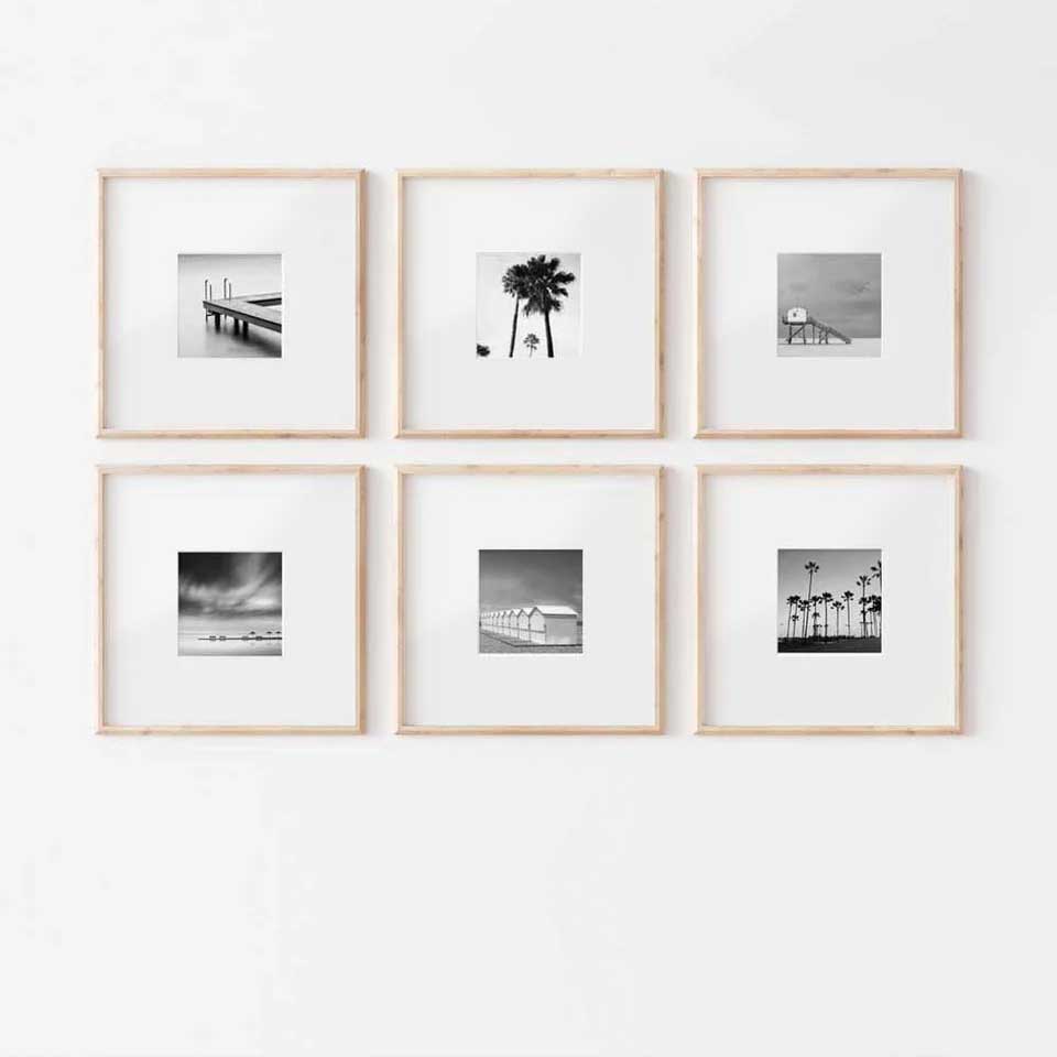Vignette Gallery Set - Print & Frame | Gallery Set of 6 | Square