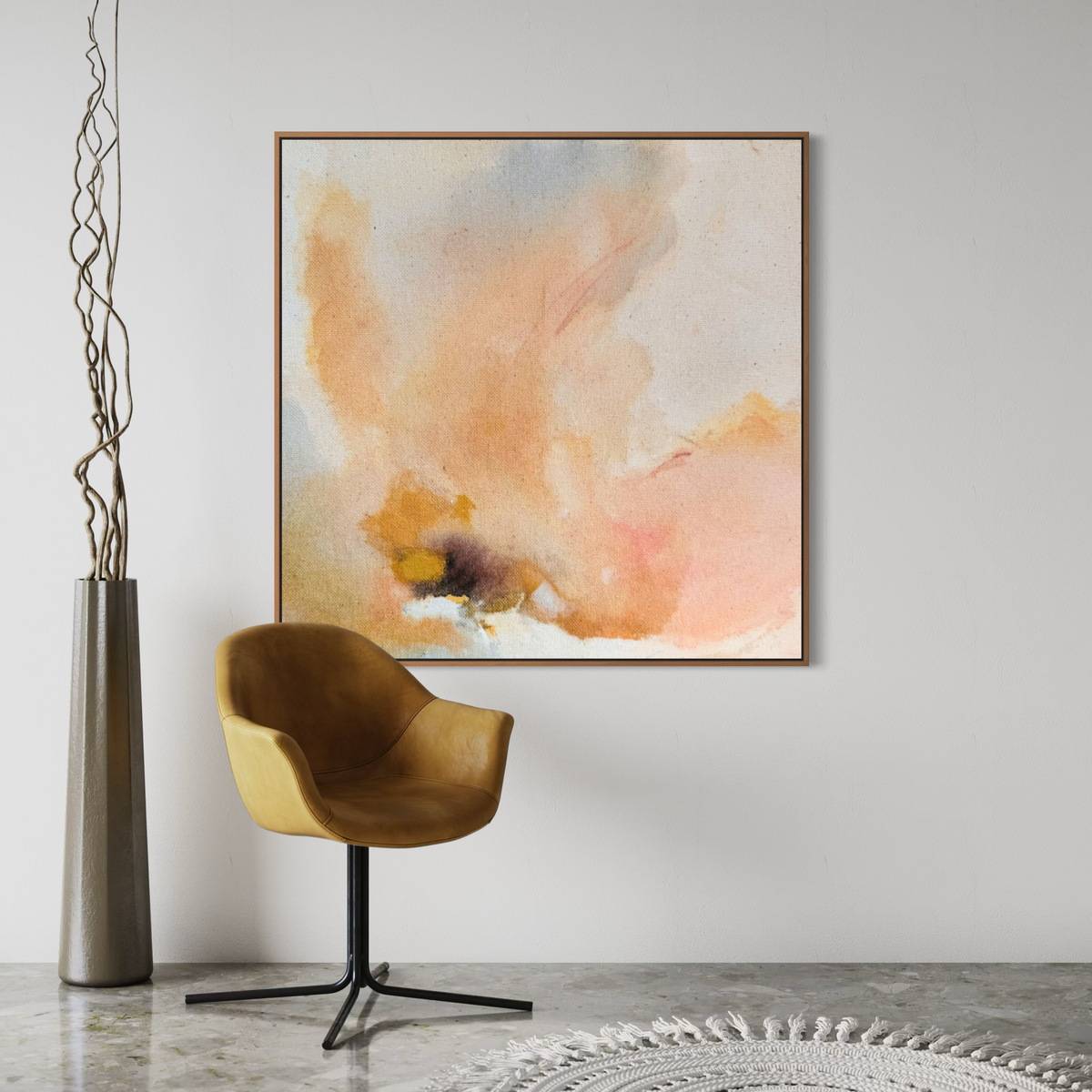 Gentle Colour Wash | Framed Canvas