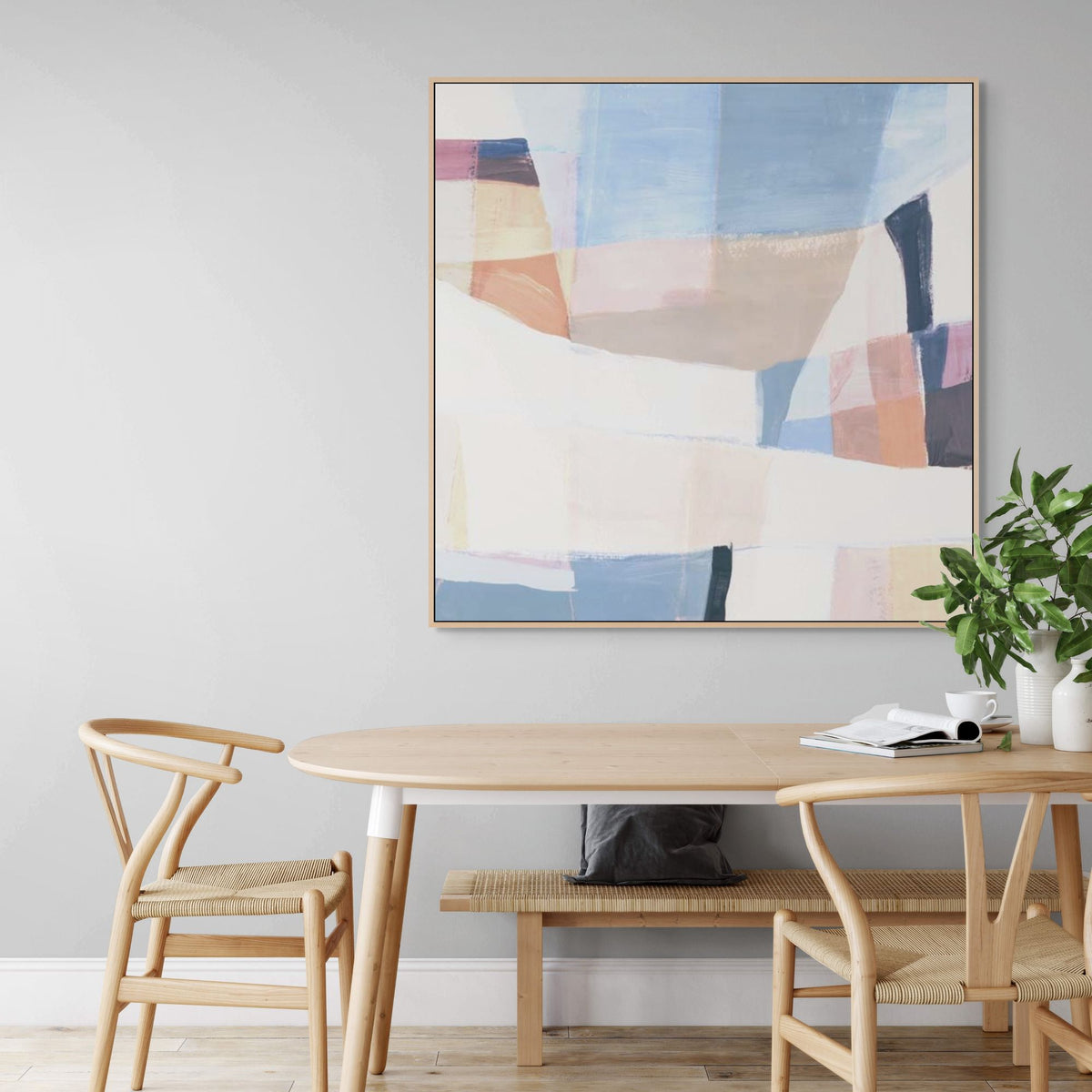 Gentle Hues of the Horizon I | Framed Canvas