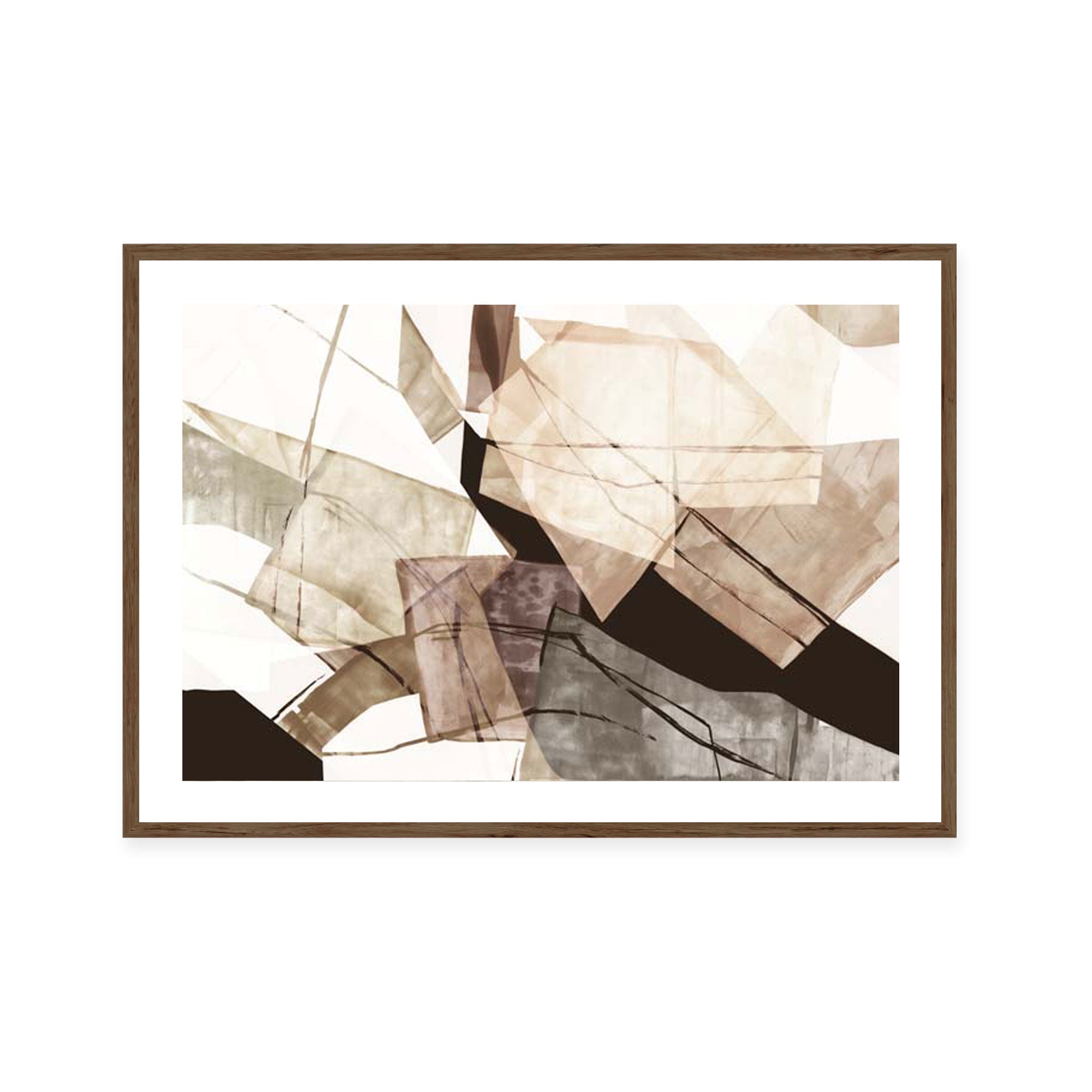 Geometric Harmony in Earth Tones
