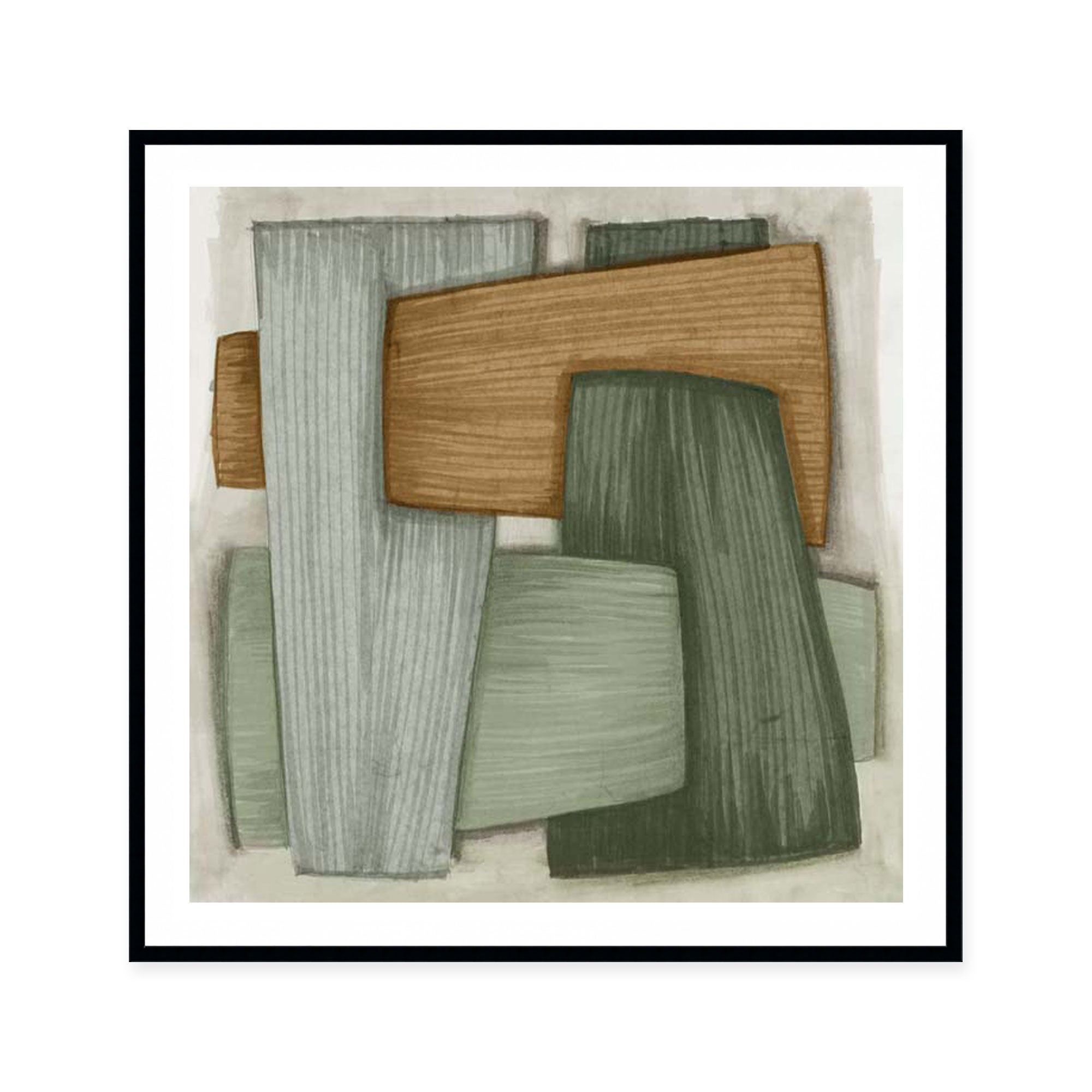 Geometric Harmony in Earth Tones