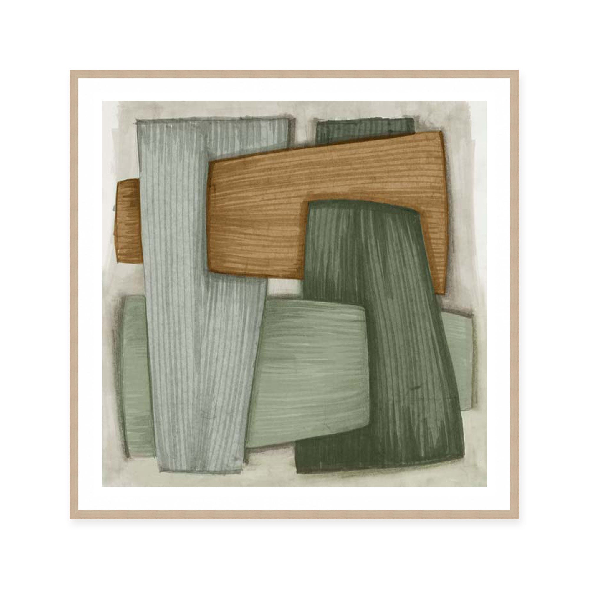 Geometric Harmony in Earth Tones