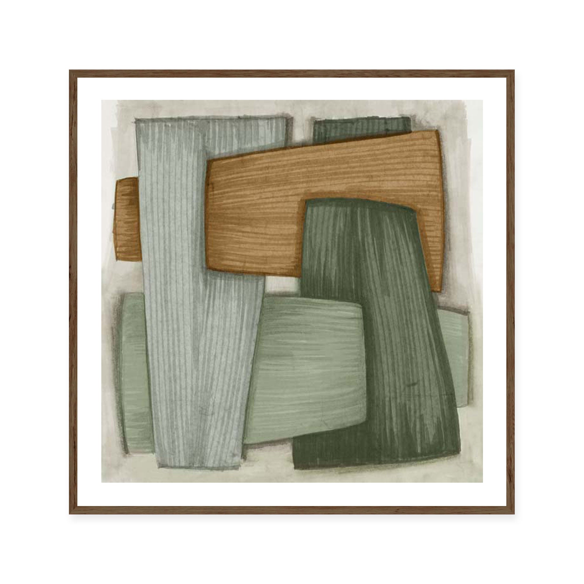 Geometric Harmony in Earth Tones