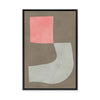 Geometric Modern Shapes 5 | Framed Canvas