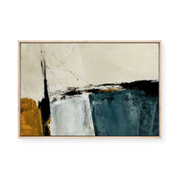 Geometric Ochre | Framed Canvas