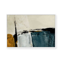 Geometric Ochre | Framed Canvas