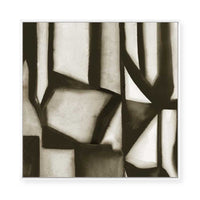 Geometric Shapes in Sepia II | Framed Canvas