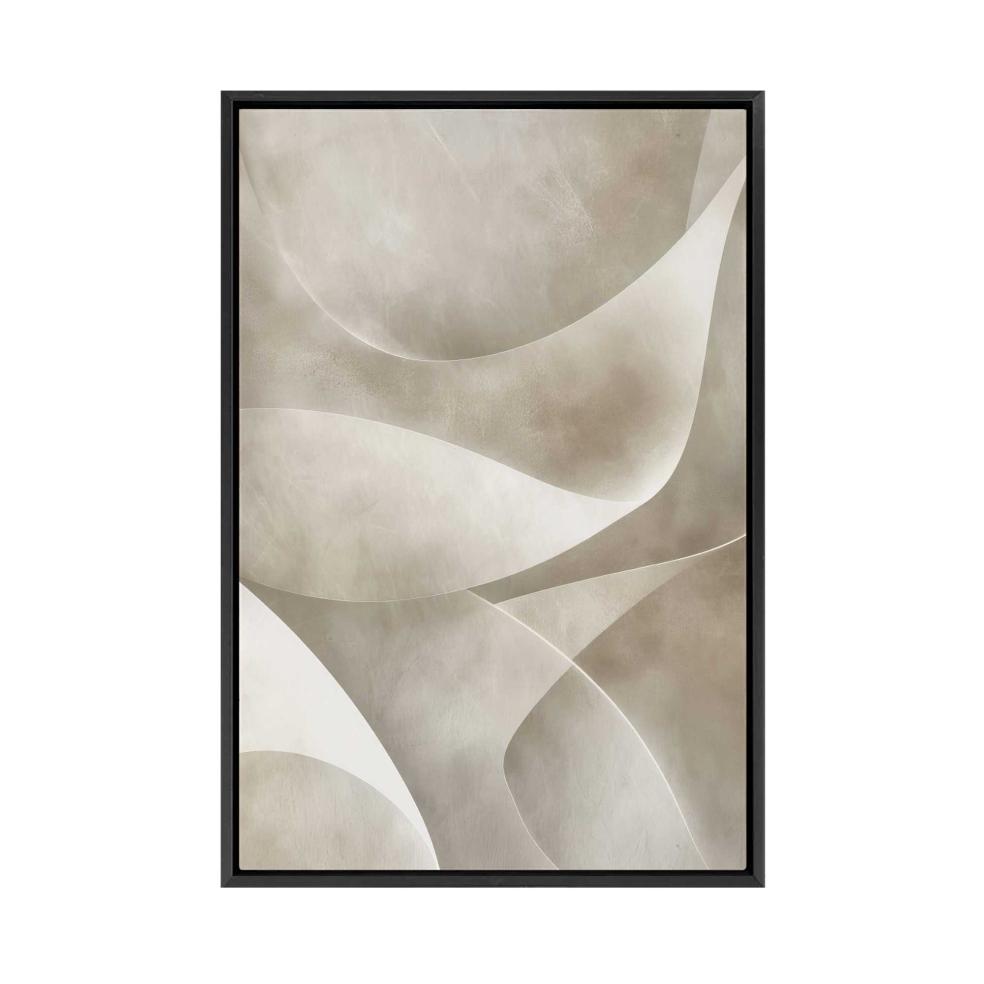 Ghost Abstract | Framed Canvas