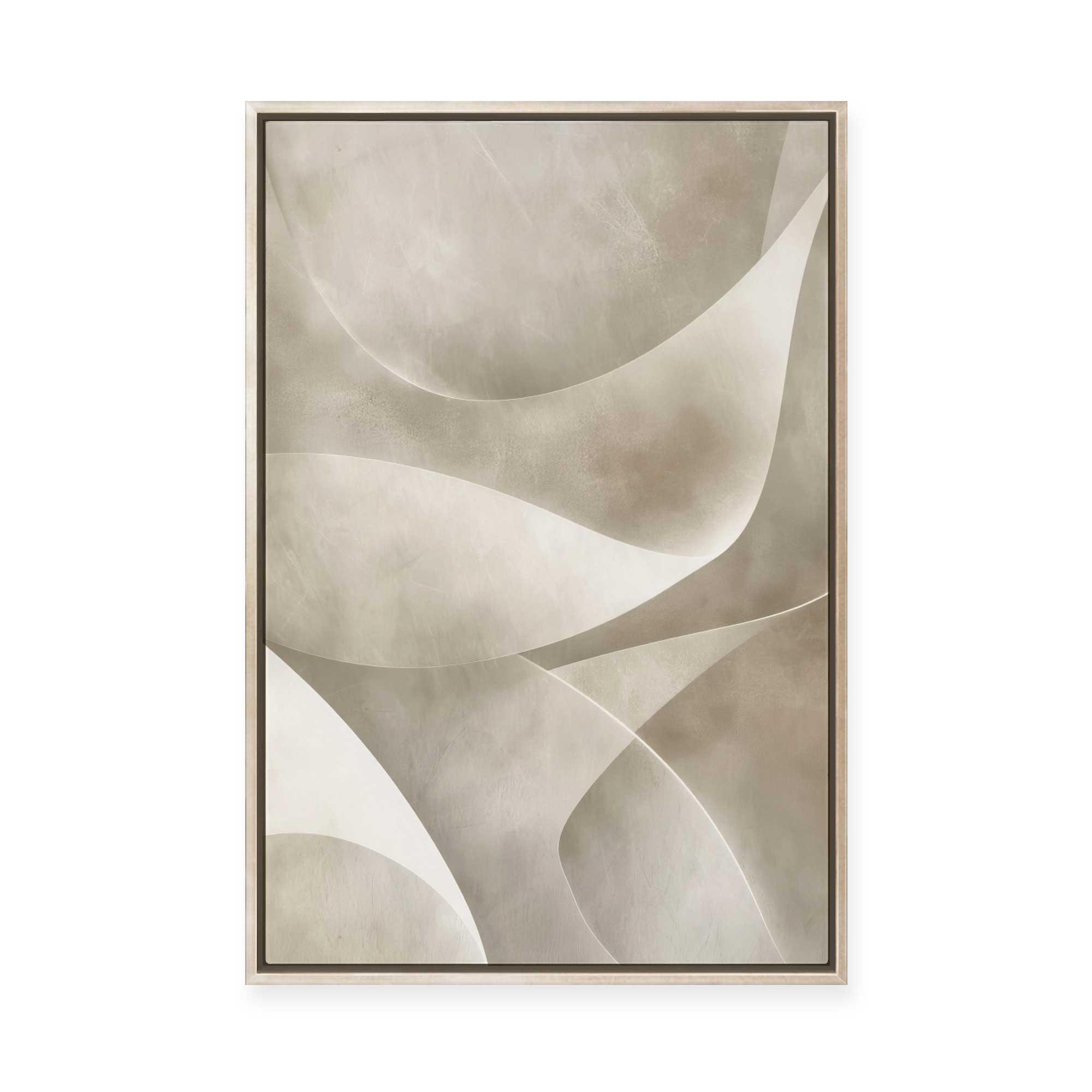 Ghost Abstract | Framed Canvas