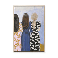 Girlmatch | Framed Canvas