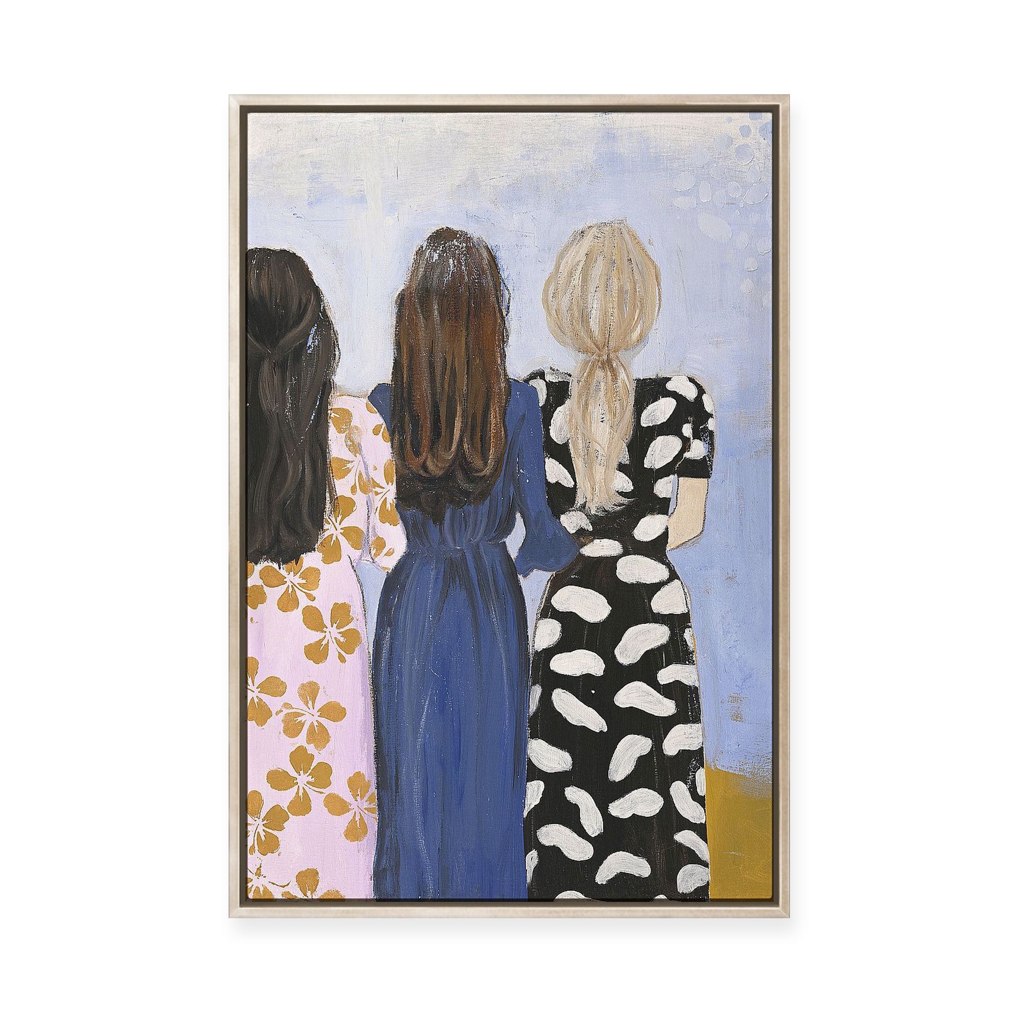 Girlmatch | Framed Canvas