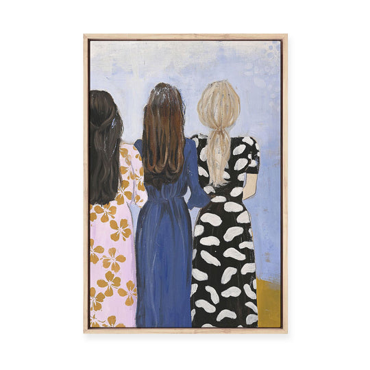 Girlmatch | Framed Canvas