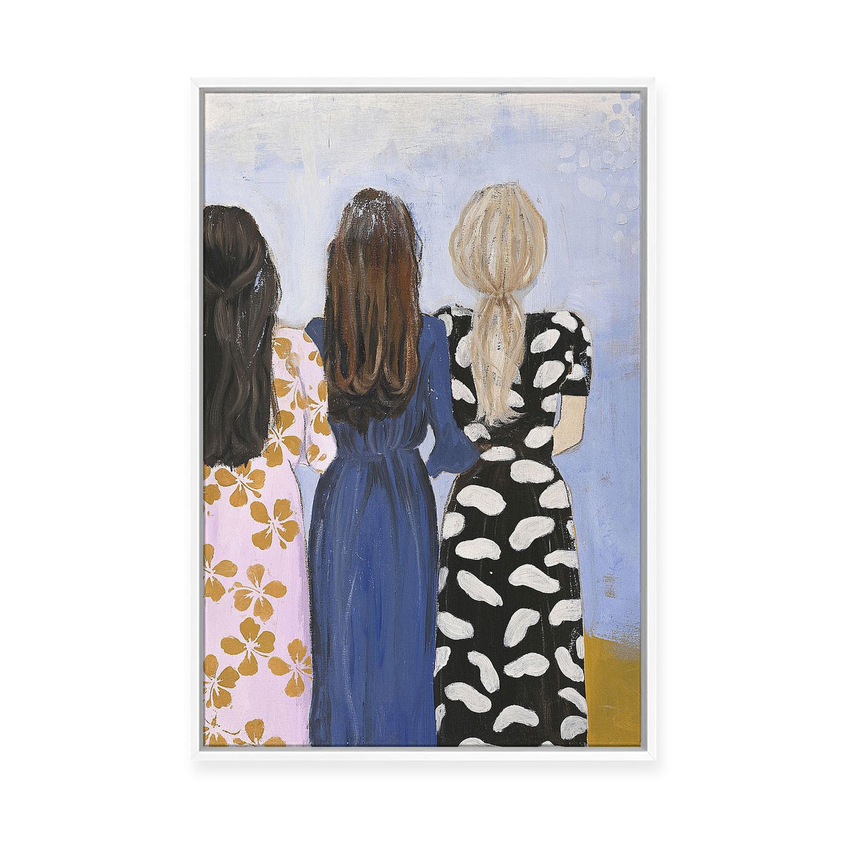 Girlmatch | Framed Canvas