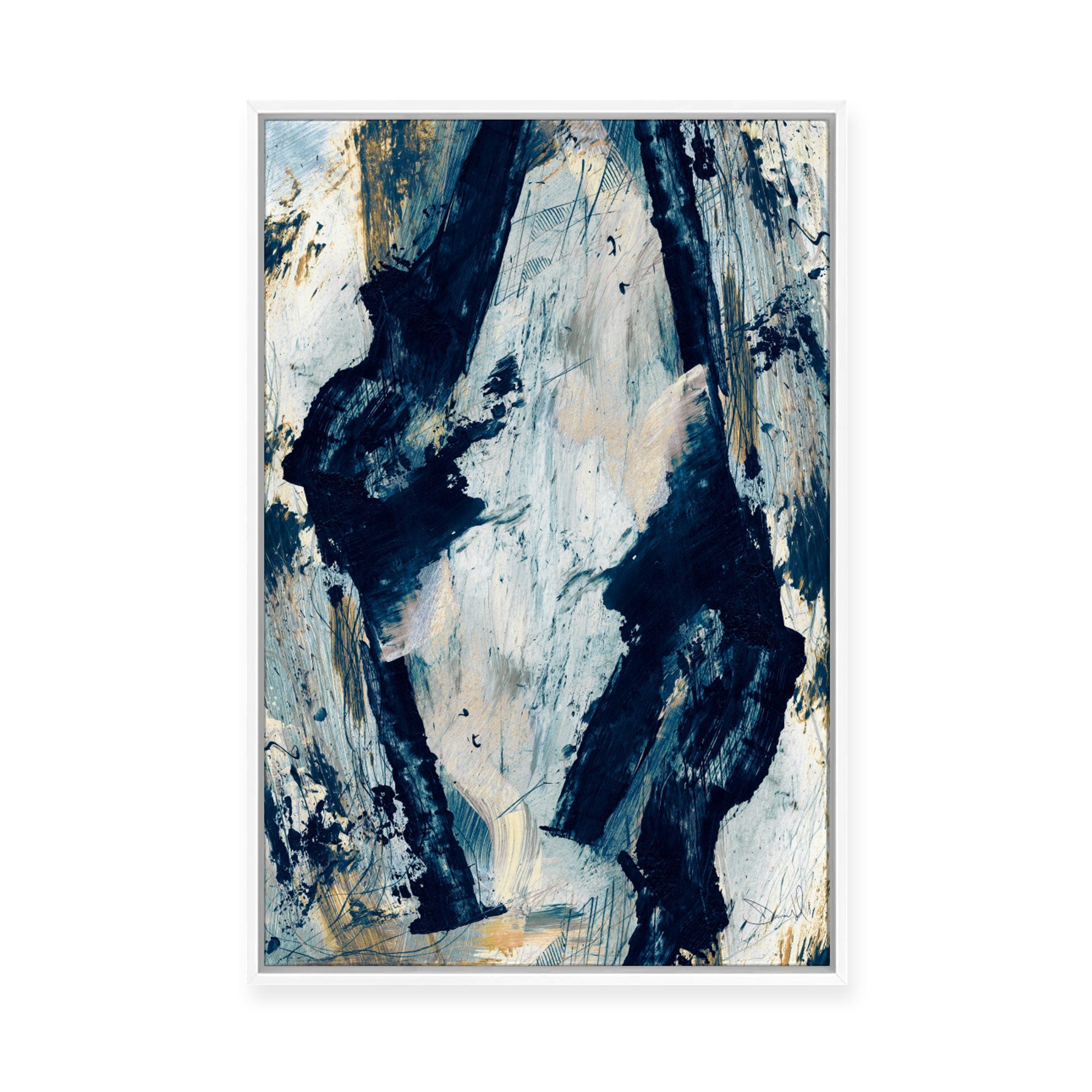 Glacier | Framed Canvas