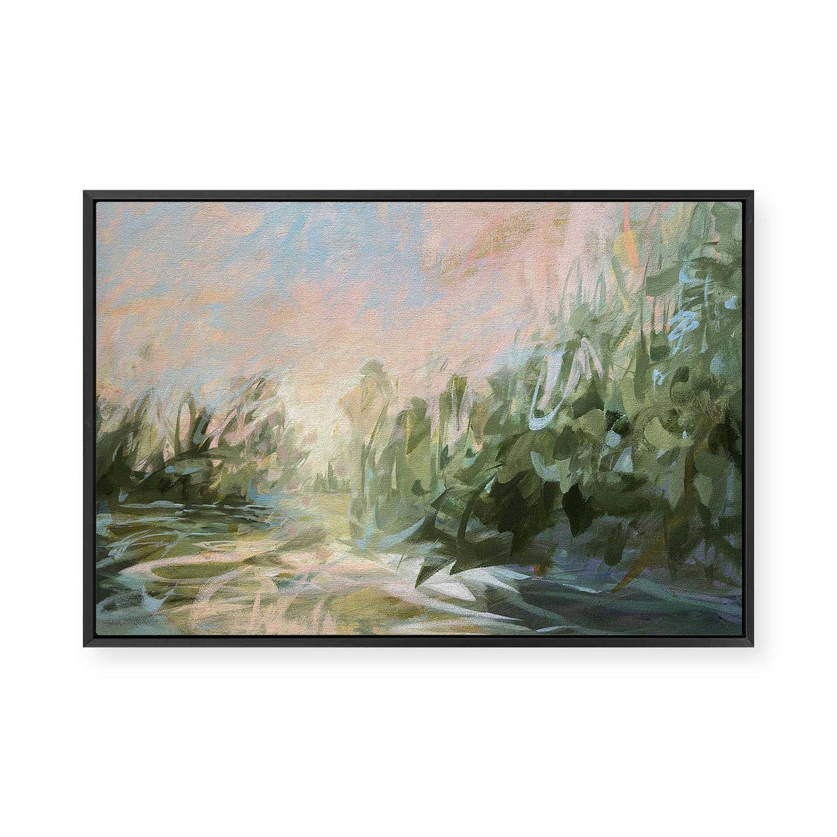 Glad We Came | Framed Canvas